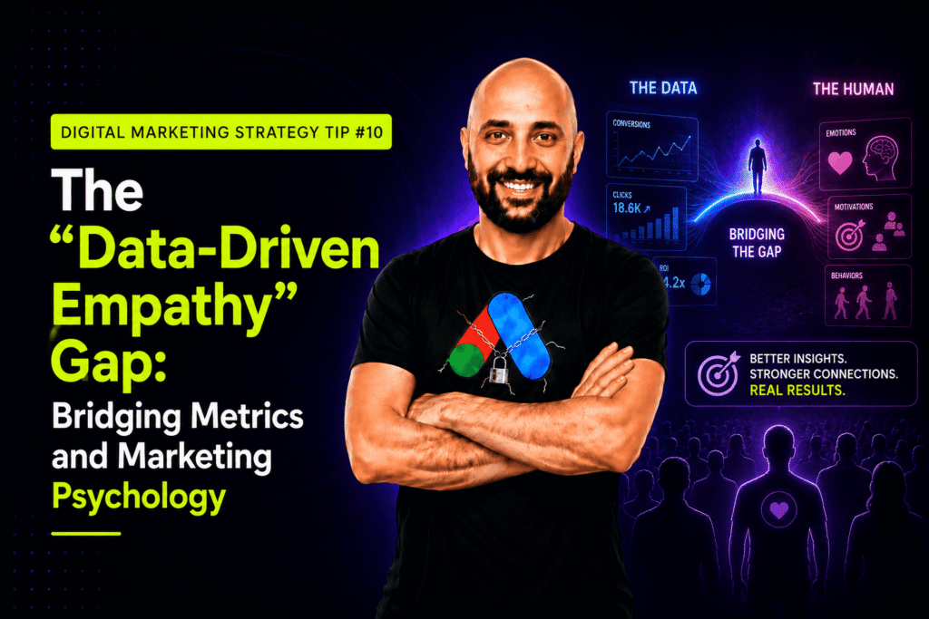 Digital Marketing Strategy Tip #10 – The “Data-Driven Empathy” Gap: Bridging Metrics and Marketing Psychology