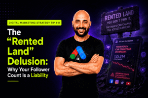 Digital Marketing Strategy Tip 11 - the rented land delusion, owned audience versus rented social media followers