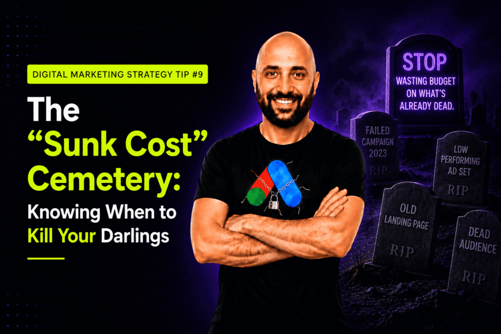 Digital Marketing Strategy Tip #9 – The “Sunk Cost” Cemetery: Knowing When to Kill Your Darlings